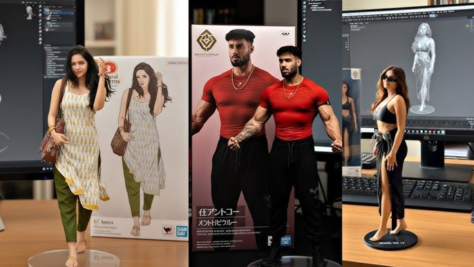 Instagram Trending 3D Figurine Photo Editing